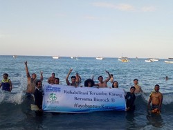 Dimas Anggara Belajar Pentingnya Lestarikan Terumbu Karang