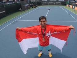 Christopher Rungkat Genggam Emas Tenis Tunggal Putra