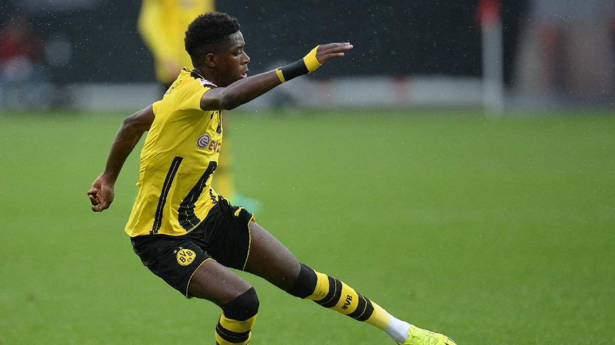 Bagaimana perbandingan statistik Dembele dengan Neymar? (Deniz Calagan/Getty Images)