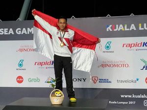 Indra Gunawan Tambah Emas dari 50 Meter Gaya Dada Indra Gunawan Tambah Emas dari 50 Meter Gaya Dada