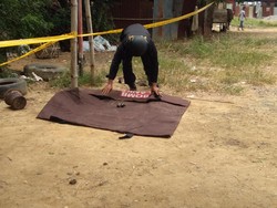 Jala Udang di Sungai, Warga di Lhokseumawe Temukan Granat Aktif