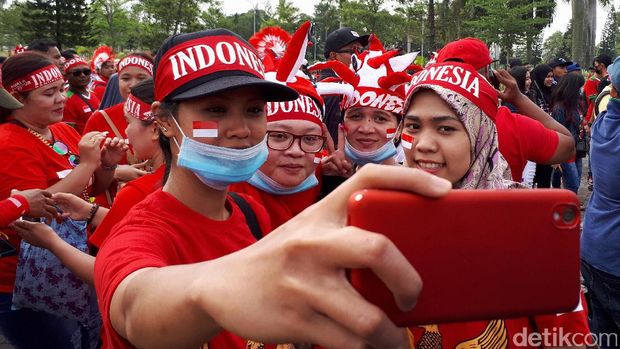 Ketika Suporter Timnas Berbaur dengan Fans Malaysia di Stadion Shah Alam 