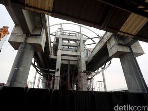 Foto: Wujud Stasiun Skytrain Bandara Soetta Yang Megah