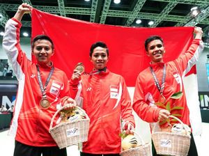 Pencak Silat Amankan Emas dari Beregu Putra Pencak Silat Amankan Emas dari Beregu Putra