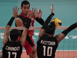 Tim Putra Voli Juga Dapat Perak Usai Kalah dari Thailand