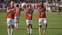 Bali United menjadi klub dengan jumlah penonton terbanyak keempat yang mencapai 258.433 orang penonton. Foto: Nyoman Budhiana/Antara Foto