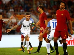Icardi Dua Gol, Inter Kalahkan Roma 3-1