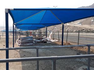 Tenda Biru dan Karpet Merah untuk Jemaah Indonesia di Muzdalifah Tenda Biru dan Karpet Merah untuk Jemaah Indonesia di Muzdalifah