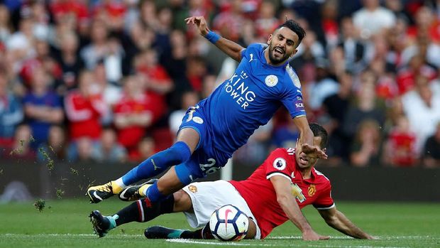 Leicester City sempat memberikan perlawanan sengit pada Manchester United.