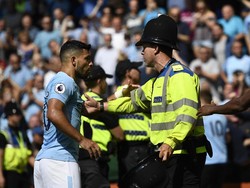 Aguero Terlibat Keributan dalam Perayaan Gol Sterling