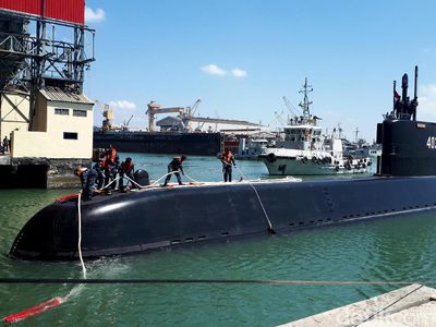 Foto: Begini Penampakan Kapal Selam KRI Nagapasa 403