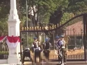 Polisi Sebut Brokington Tak Sadar Lari Bugil ke Istana Polisi Sebut Brokington Tak Sadar Lari Bugil ke Istana