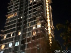 Api Apartemen Setiabudi Padam, Warga Berkumpul di Titik Aman