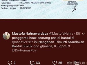 PNS Bantul Pemilik Akun nana121287 Bantah Terlibat Sindikat Saracen PNS Bantul Pemilik Akun nana121287 Bantah Terlibat Sindikat Saracen