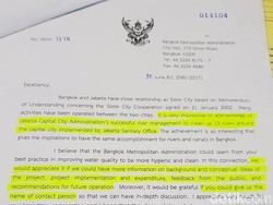 Ini Surat Gubernur Bangkok yang Ingin Belajar ke Jakarta soal Kali
