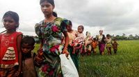 Wajah Melas Warga Rohingya yang Terusir dari Tanah Kelahiran