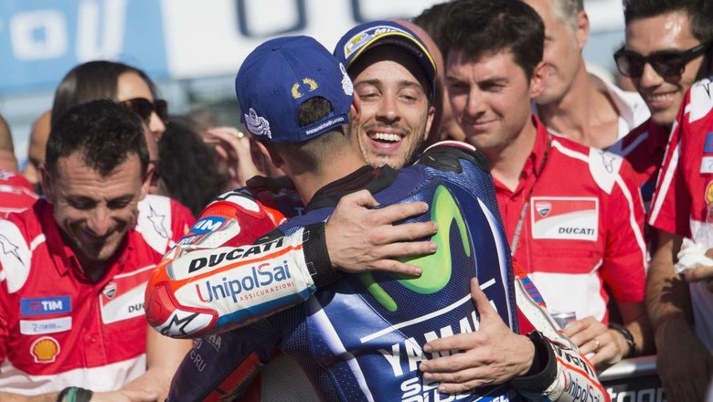 Dovizioso Bersimpati pada Rossi yang Absen di Misano