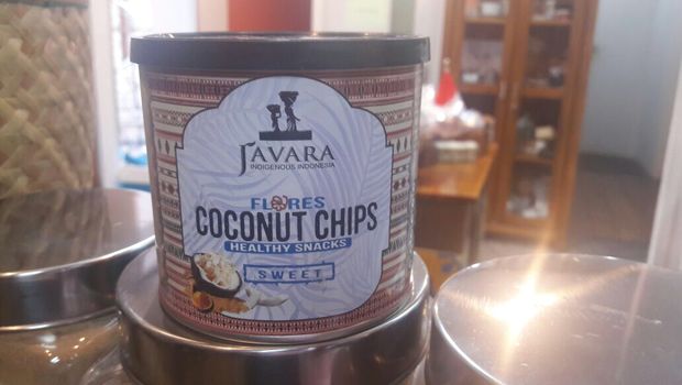 Produk keripik kelapa Javara