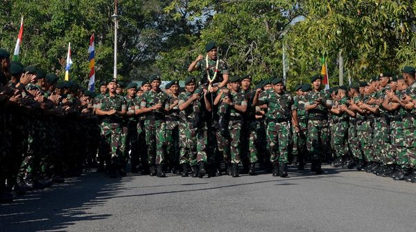 Kunjungan Komandan Brigade Infanteri 6 Kostrad