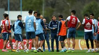 Argentina akan menghadapi Uruguay dan Venezuela dalam partai kualifikasi pada pekan ini dan tengah pekan depan. (Foto: Marcos Brindicci/REUTERS)