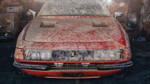 Huff, Ferrari Rp 26,6 Miliar Disimpan di Gudang Sampai Dekil