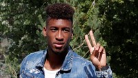 Kingsley Coman, dari klub Bayern Munich, bergabung dengan grup denim di timnas Prancis. (Foto: Gonzalo Fuentes/REUTERS)