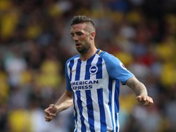 Shane Duffy tampil oke saat Brighton & Hove Albion mengalahkan Huddersfield 1-2. Bek tengah itu menyumbang satu gol. (Foto: Julian Finney/Getty Images)