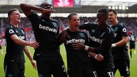 9. West Ham United tercatat punya follower Instagram sejumlah 454.000. (Foto: Hannah McKay/REUTERS)