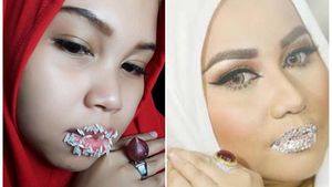 Foto: Aksi Kocak Netizen Tiru Bibir Kristal Anniesa Hasibuan