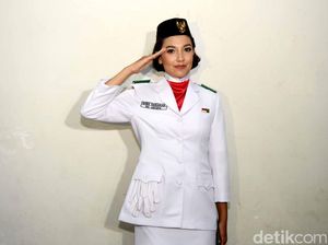 Kenalin Nih Ghina Raihanah, Adik Tsania Marwa yang juga Paskibraka