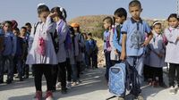 Tanpa Gedung, Begini Perjuangan Anak-anak Palestina untuk Sekolah