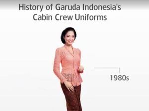 Bukan Kebaya Biasa yang Pernah Dipakai Pramugari Garuda