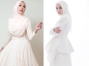 Foto: Adu Gaya Hijab Laudya Cynthia Bella VS Mantan Istri Engku Emran