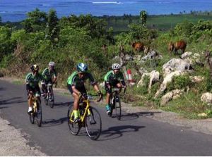 Indahnya Rute Balap Sepeda Internasional GFNY di Lombok