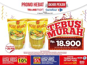 Tebus Murah Minyak Goreng di Promo Akhir Pekan Transmart Carrefour