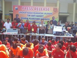 Selama Agustus, 62 Kasus 3C Diungkap 67 Penjahat Jalanan Diamankan