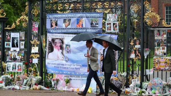 Saat William dan Harry Kenang 20 Tahun Meninggalnya Putri Diana