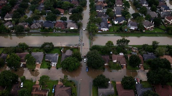 Banjir Texas Dilihat Dari Atas