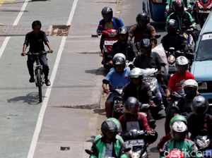 Foto: Begini Efek Bulan Tertib Trotoar