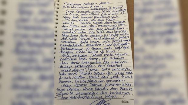 Di balik Jeruji, Ahok Curhat Soal Tatapan Nana di Mata Najwa