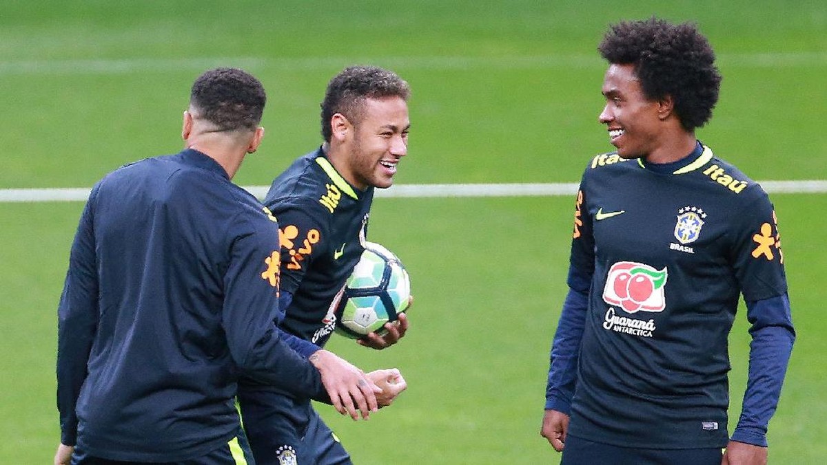 Gelandang serang Brasil Willian (Edison Vara/Reuters)