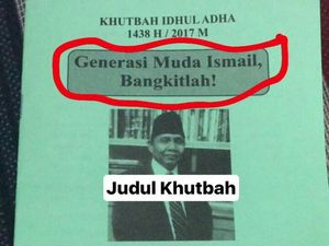Khatib Salat Id di Pondok Gede: Khotbah Saya Tak Berisi Politik