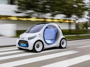 Mobil Listrik Mungil yang Bisa Jalan Tanpa Sopir