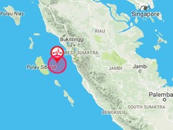 Gempa 6,2 SR Guncang Kepulauan Mentawai Sumbar