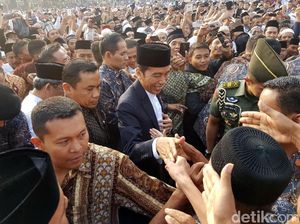 Momen Kedekatan Jokowi dengan Warga Sukabumi