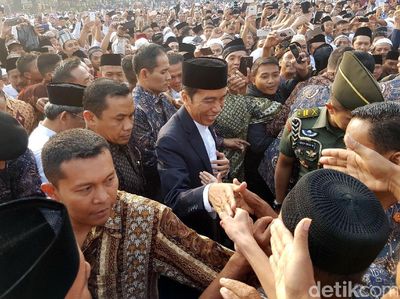Momen Kedekatan Jokowi dengan Warga Sukabumi