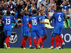 Mengintip Aksi Pemain Bintang Timnas Prancis Berlatih