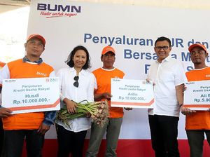 BNI Guyur Petani Bawang di NTB dengan KUR