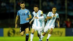 Suarez dan Messi Mandul, Uruguay Berbagi Angka dengan Argentina