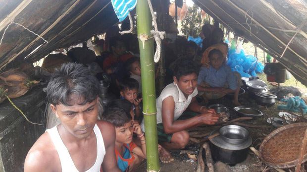 Sambut Iduladha, 30 Ribu Rohingya Terjebak di Hutan